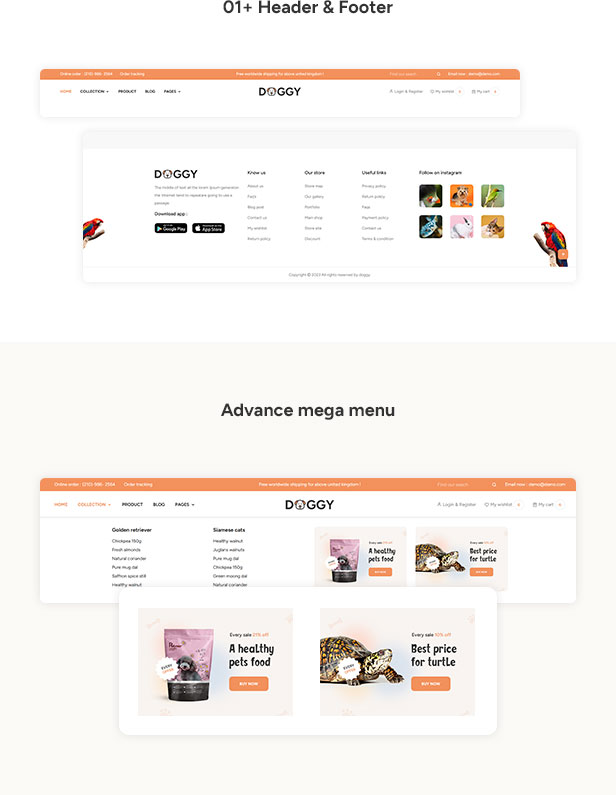Doggy - The Pets & Animals Responsive Shopify Theme - 2